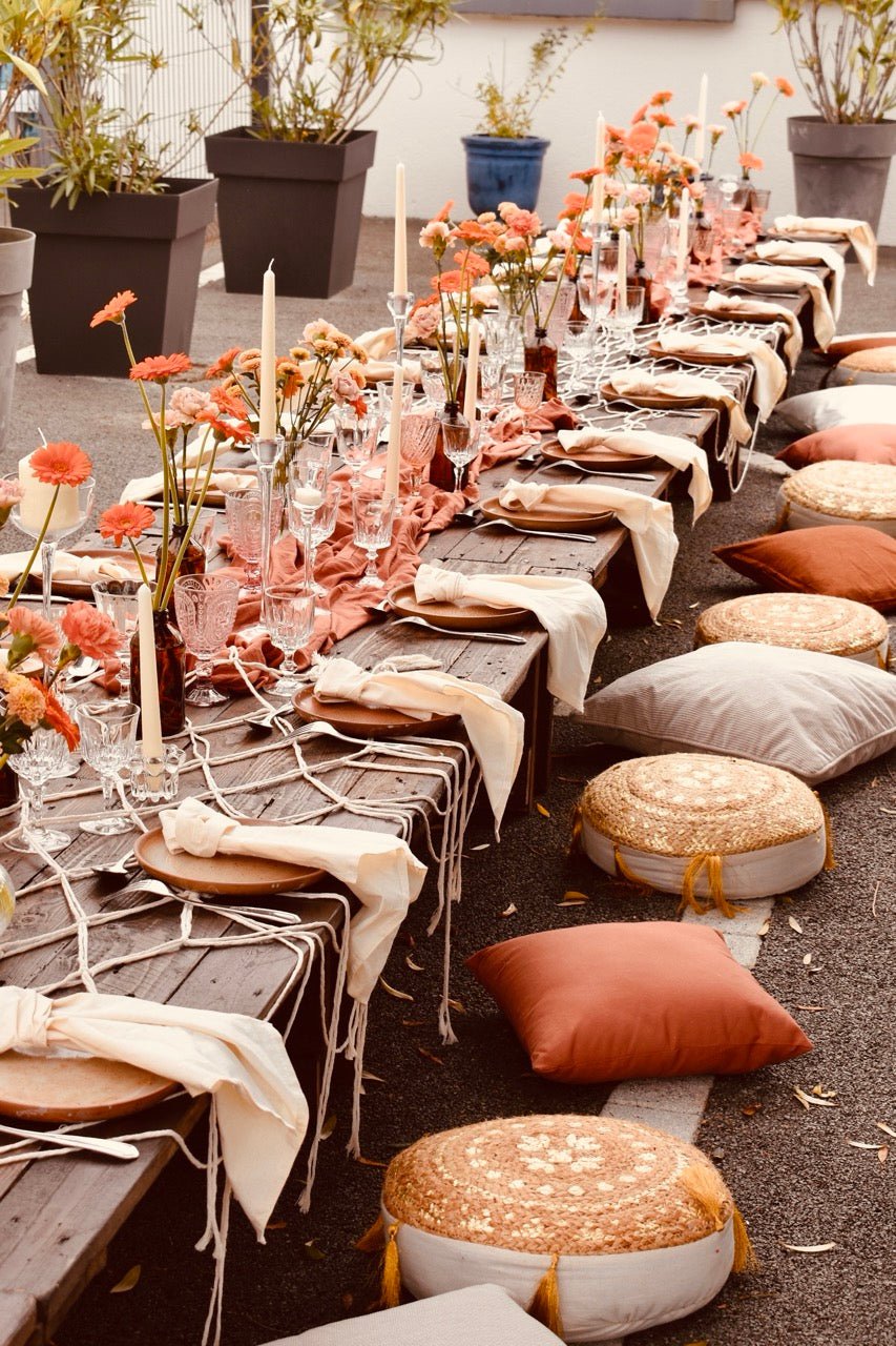 LOCATION Chemin de table macramé - La Recyclerie LS