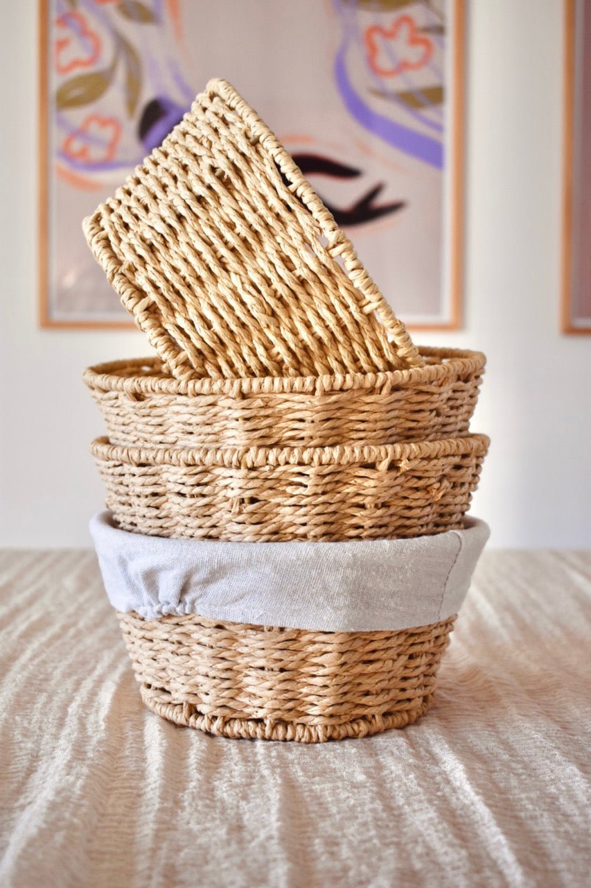 Panier à pain en rotin naturel ovale, pâte en osie... - Grandado Panier à pain en rotin naturel ovale, pâte en osie... - Grandado