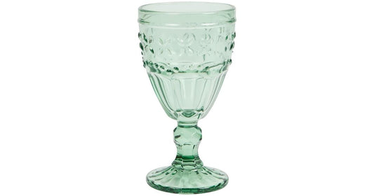 LOCATION Verres à pieds colorés vert