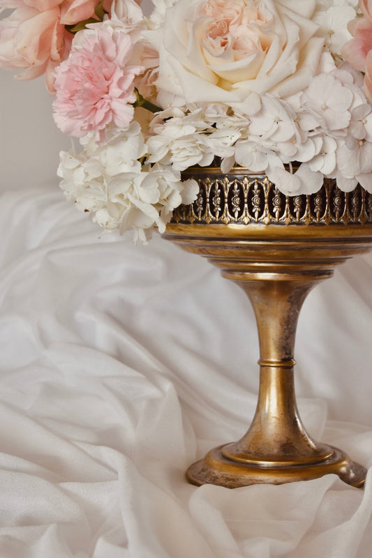 Coupe sur pied en laiton - Studio Nuptia