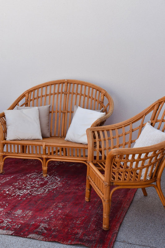 Fauteuil en rotin « TULIPE » - Studio Nuptia