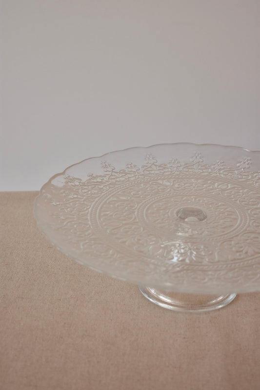 Grand assiette de présentation sur pied vintage - Studio Nuptia