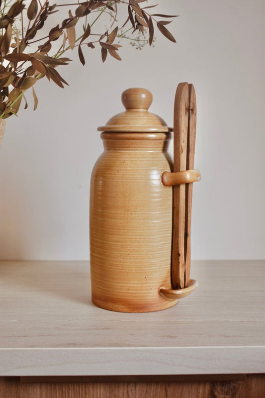 Gros pot à cornichons « GRES VILLAGE » - La Recyclerie LS