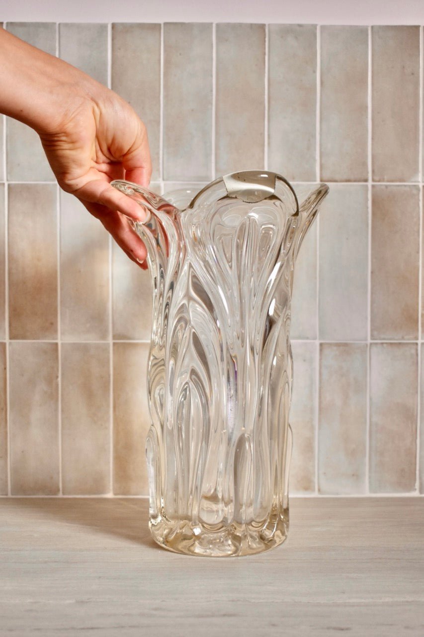 LOCATION Vase en verre ou cristal vintage dépareillés - La Recyclerie LS
