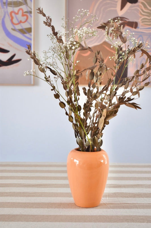 Mini vase orange « PEACH » - La Recyclerie LS