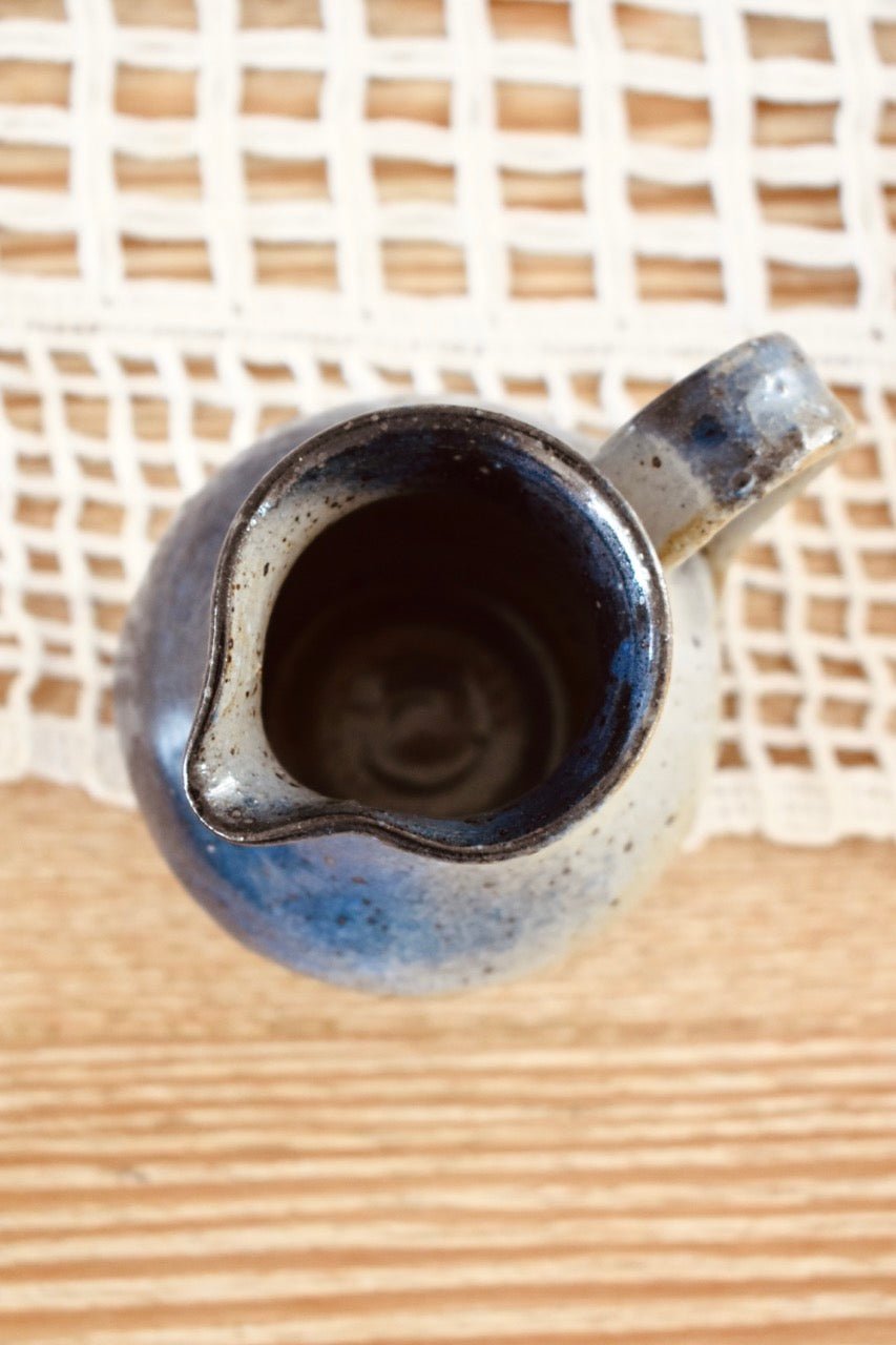 Petit pot à lait bleu « CEFALU » - La Recyclerie LS