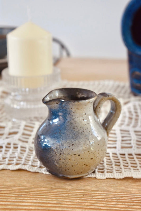 Petit pot à lait bleu « CEFALU » - La Recyclerie LS