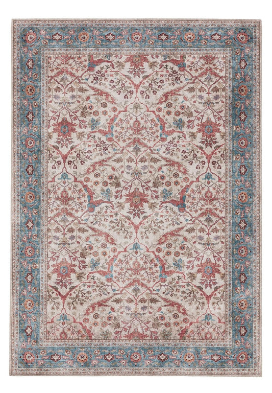 Tapis vintage rose et bleu 160x230cm - Studio Nuptia